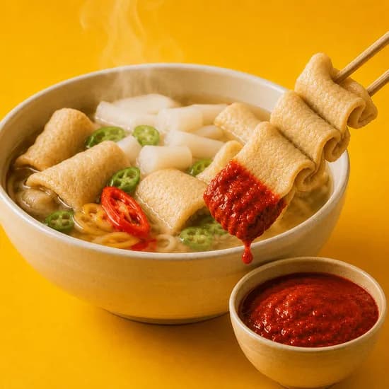 생선숙편 꼬치어묵+조미소스, 270g, 4팩 + 불맵장, 500g, 1개