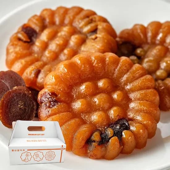 홍삼성찬 홍삼꿀약과 선물세트 손잡이, 40g, 24개입, 1개