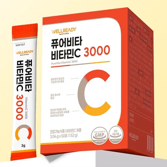 웰레디 퓨어비타 비타민C 3000 3.04g 50포 1개