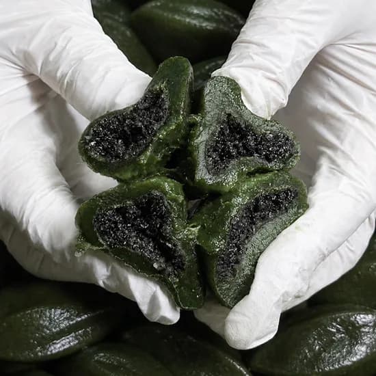 국내산 영광 모싯잎 흑임자송편, 800g, 1봉