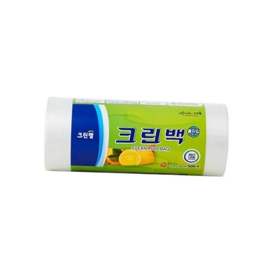 크린랩 크린백 롤백, 17cm x 25cm, 500매, 1개