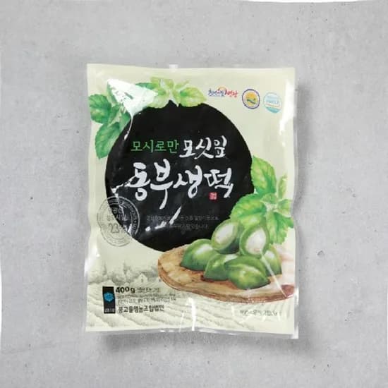 모시로만 모싯잎 동부생떡, 400g, 9봉