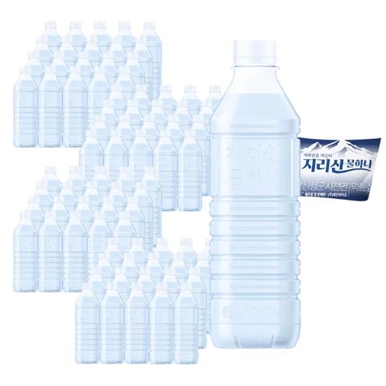 지리산물하나, 라벨랜덤, 500ml, 80개