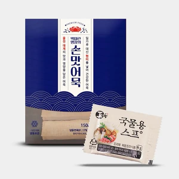 박미란명장 손맛 어묵 국물용스프 150g 54개 9개