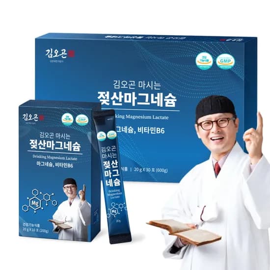 김오곤원장 마시는 젖산마그네슘, 20g, 30포, 1개