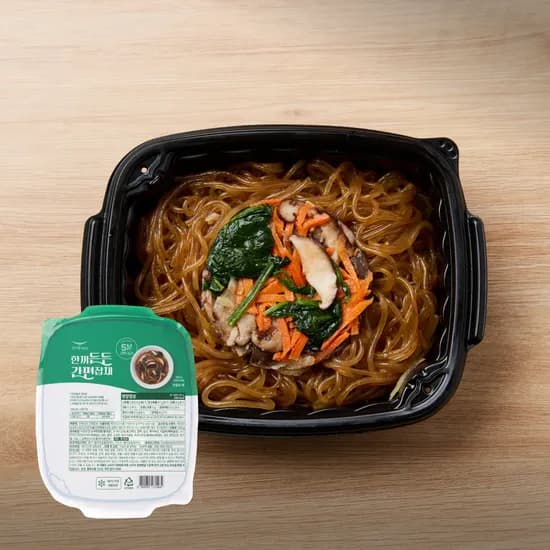 한우물 한끼든든 간편 잡채, 300g, 4개
