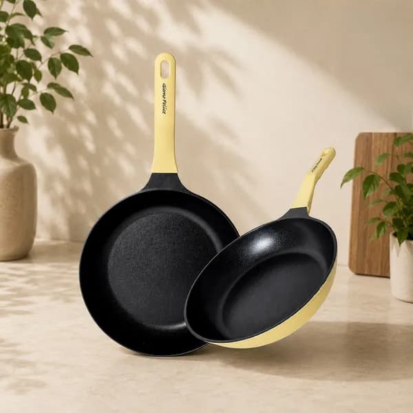 죠르노펠리체 인덕션 프레쉬업 프라이팬 24cm + 28cm 2개