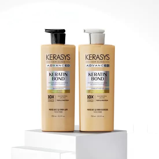 케라시스 케라틴본드 딥 리페어 샴푸 트리트먼트 복합구성 750ml 2개