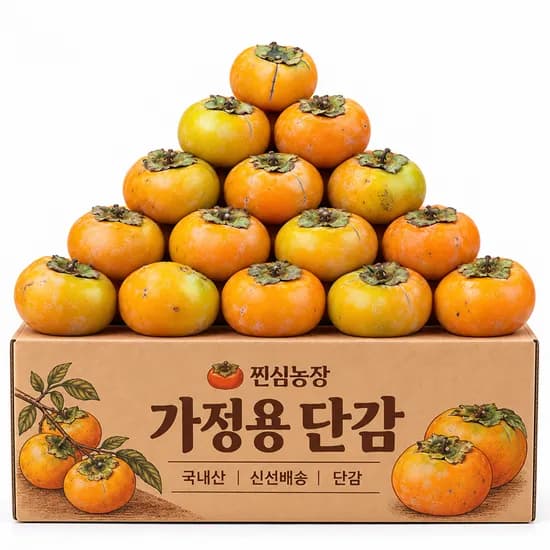 고당도 햇 단감 가정용 5kg 1박스