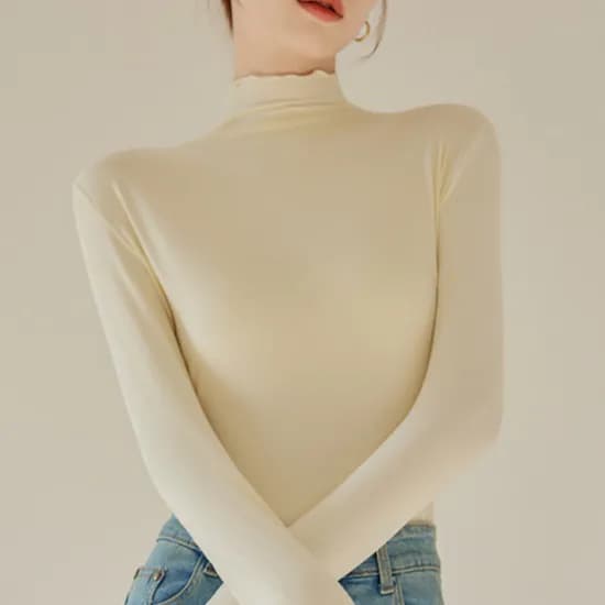 다모아 프릴 기모 폴라티 아이보리 L 55 66 1개