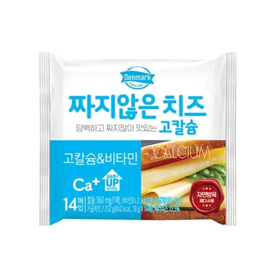 동원 짜지않은 치즈 고칼슘, 18g, 14매, 3개