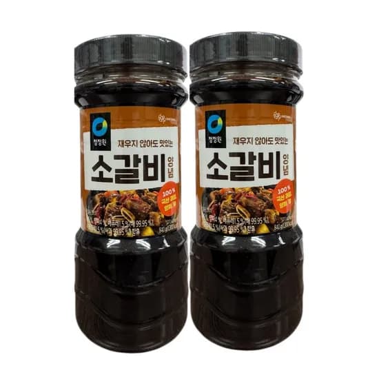 청정원 소갈비양념, 840g, 2개