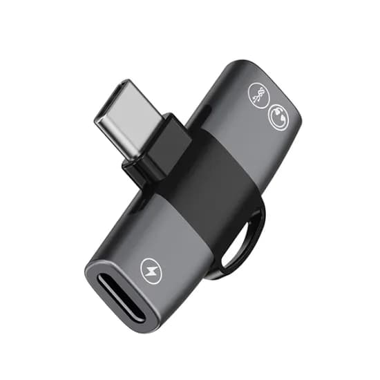 마오노 MC28C Pro USB C타입 to 듀얼 젠더 C타입 OTG 충전 어댑터 블랙 40mm 1개