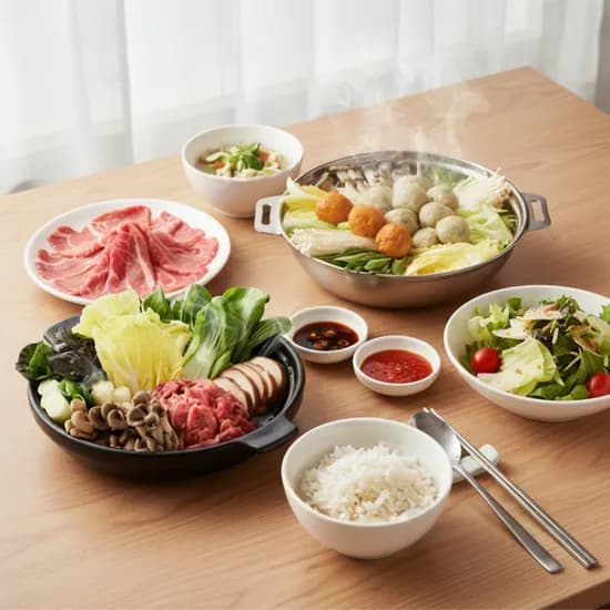 채선당 소고기 샤브샤브, 895g, 1개 + 굴림만두전골, 790g, 1개
