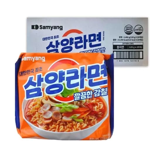 삼양식품 삼양라면, 120g, 20개