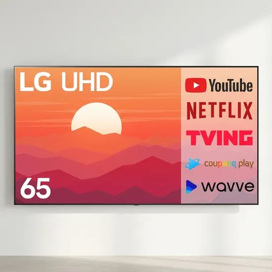 LG 65인치 4K UHD LED 스마트 TV 65UT7000 스탠드형