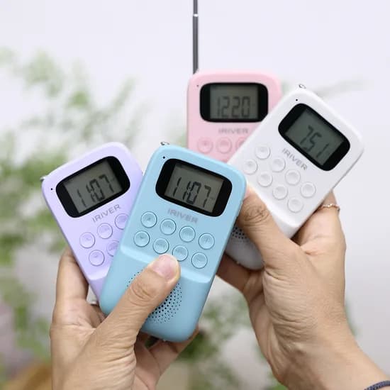 아이리버 포터블 라디오 스피커, IRS-C707, 쿨그레이