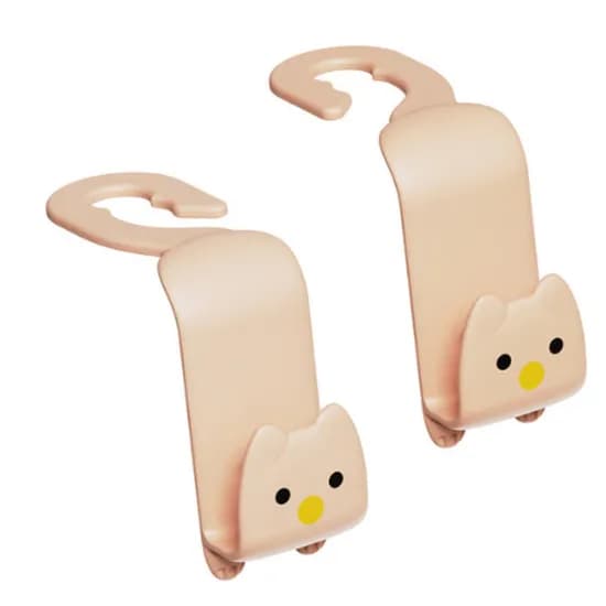 헤드레스트 차량용 자동차의자고리, 2개입, 핑크, 1개