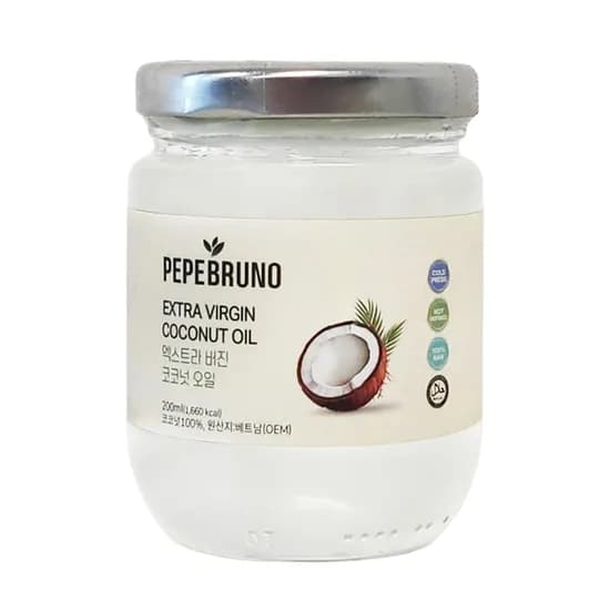 페페브루노 엑스트라버진 코코넛오일, 200ml, 1개