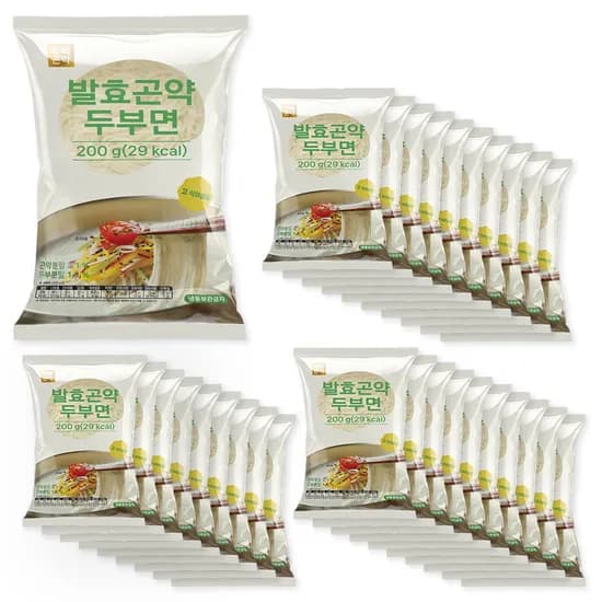빼빼곤약 발효곤약 두부면, 200g, 30개