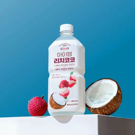 보넬드 아이엠 리치코코 주스 NFC 착즙 원액 1L 3병