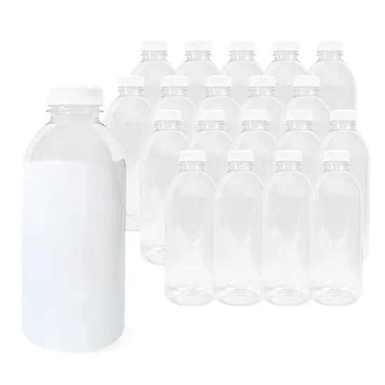 우유 원형 페트병, 1L, 20개