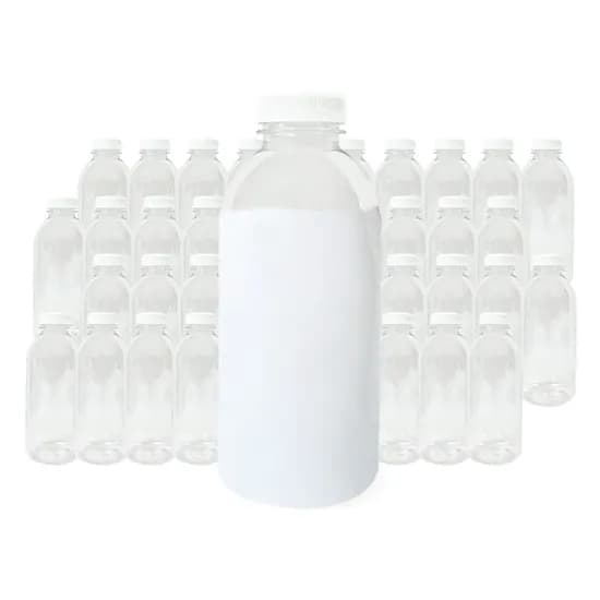 우유 원형 페트병, 1L, 40개