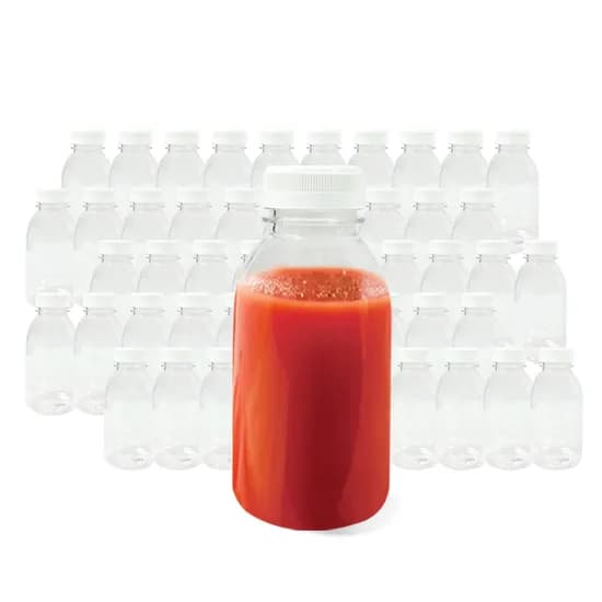 우유 원형 페트병, 500ml, 50개