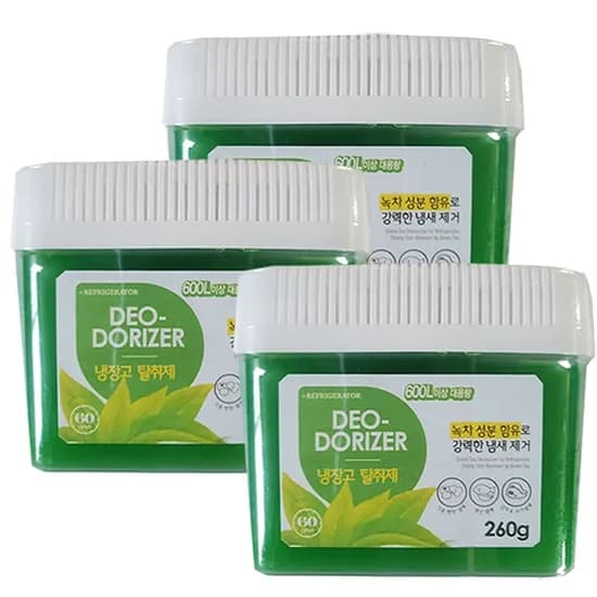 허브스토리 냉장고 탈취제 그린겔 260g 3개 허브스토리 냉장고 탈취제 그린겔 260g 3개