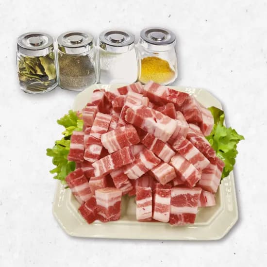 육즙한입 암돼지 벽돌 한입 삼겹살 1kg 3팩