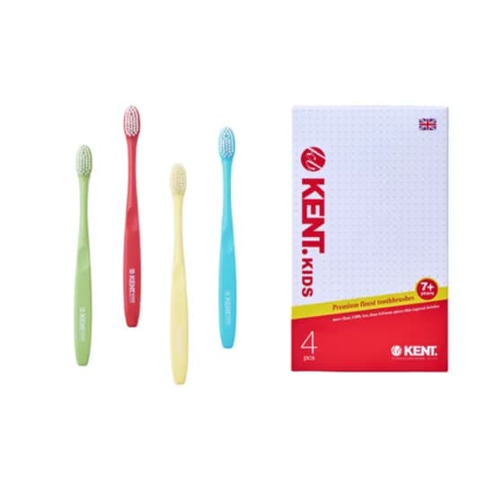 켄트 키즈 초극세모 칫솔, 4개입, 1세트