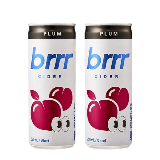 부르르 제로사이다 자두, 250ml, 30개