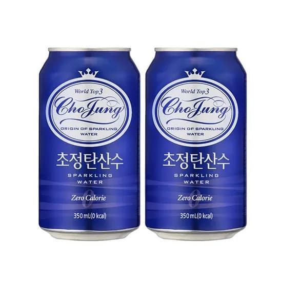 초정탄산수 플레인 350ml 24캔