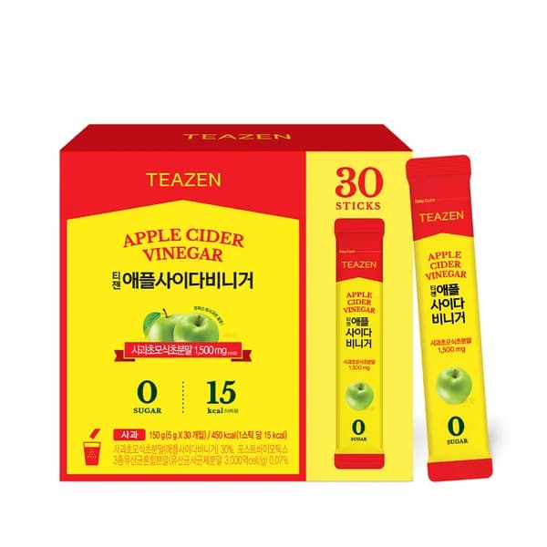 티젠 애플사이다비니거 5g 30개입 1박스 12,490원