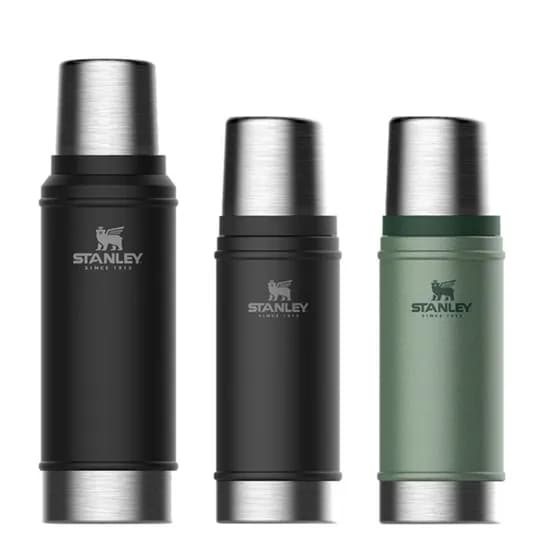 스탠리 클래식 보틀 텀블러 보온병 보냉병 물통 물병, 블랙, 750ml, 1개