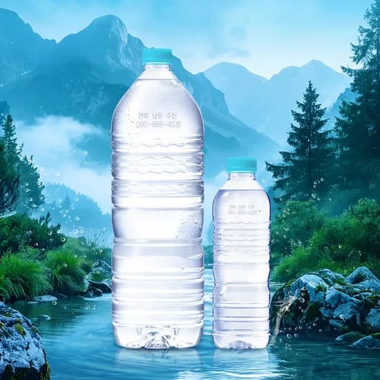 웅진식품 가야G워터 생수 무라벨, 500ml, 80개
