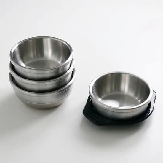 플라라 국산 담온 직화 인덕션 SUS304 통3중 스텐 계란찜 된장 김치 찌개 주방 요리 뚝배기 14cm 1개