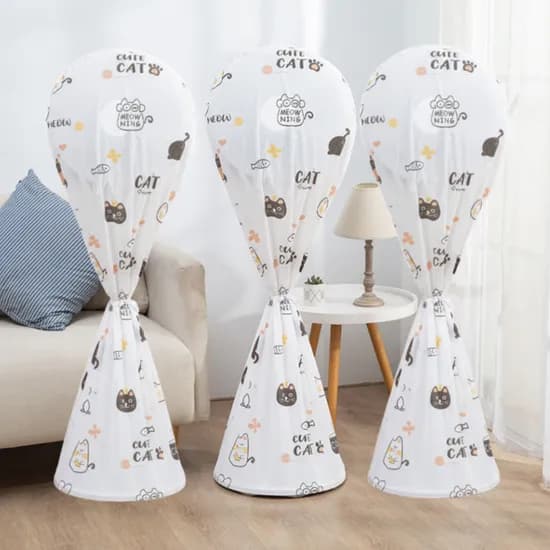 선풍기 풀커버 카페냥이 3개 60x140cm