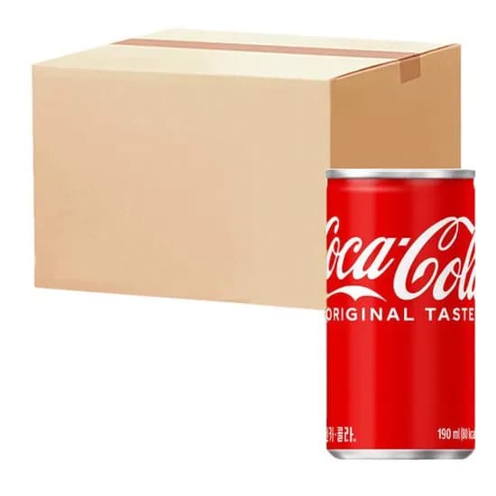 코카콜라 오리지널 캔, 190ml, 30개