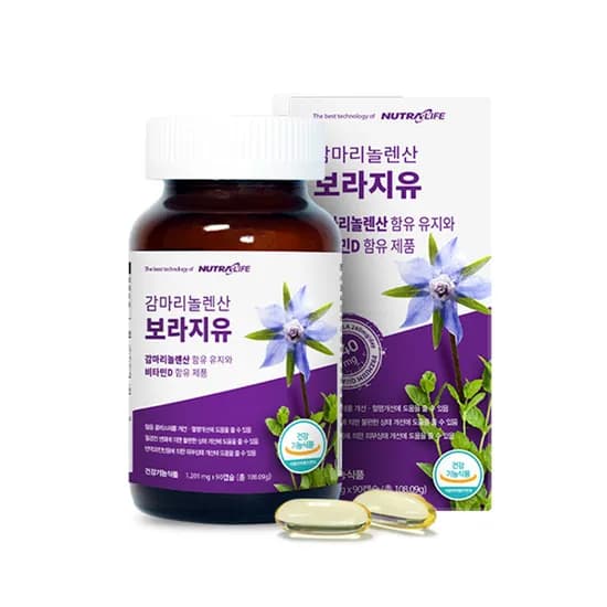 뉴트라라이프 감마리놀렌산 보라지유 90캡슐 1개
