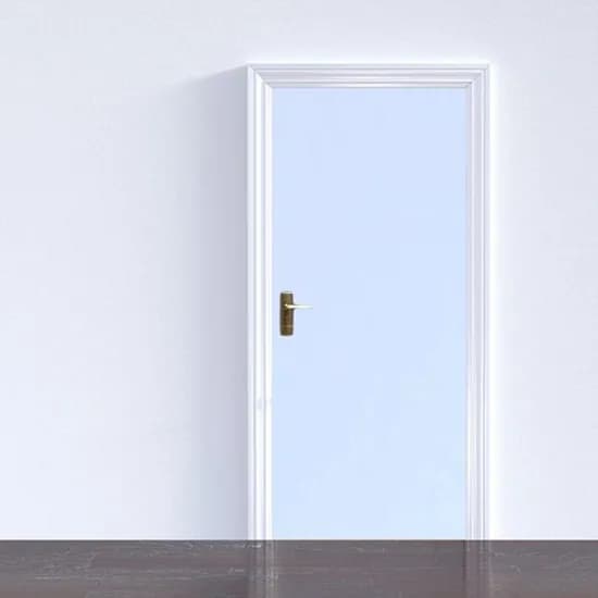 심플 단색 현관문 시트지, 아이보리, 100cm x 210cm, 1개