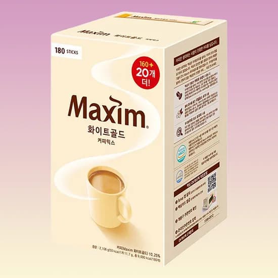 동서식품 맥심 화이트골드 커피믹스, 12g, 180개, 1개