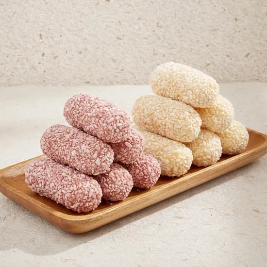 김규흔 한과, 조청 유과 120g 1봉 + 백련초 유과 120g 1봉, 2봉