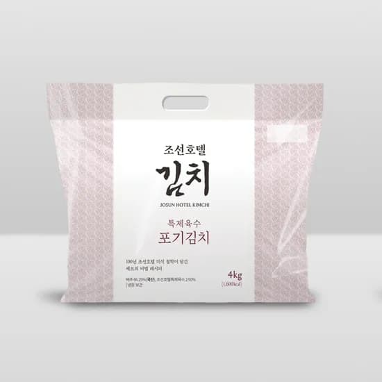 조선호텔 포기김치, 4kg, 1개
