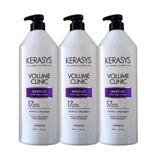 케라시스 볼륨 클리닉 단백질 샴푸 980ml 3개
