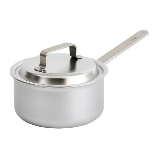 퍼기 무연마제 통 5중 스텐 316 편수냄비, 실버, 16cm, 1.5L, 1개
