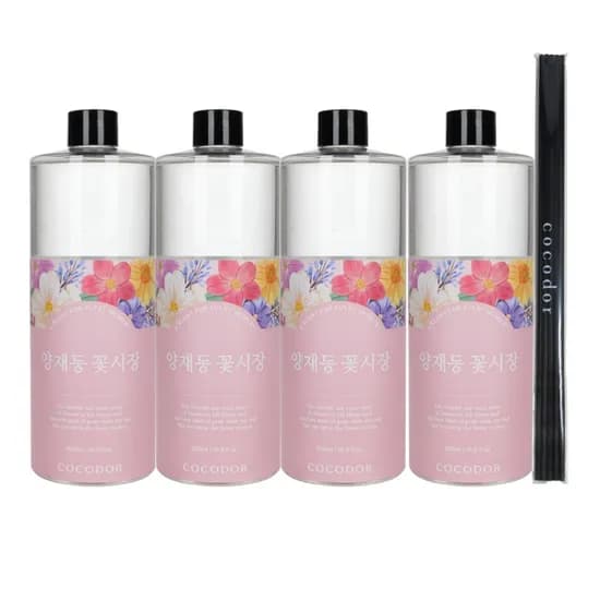 코코도르 퍼퓸 디퓨저, 양재동꽃시장, 500ml, 4개