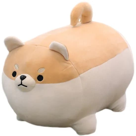 네이처타임즈 뚱뚱 시바견 인형, 그레이, 40cm