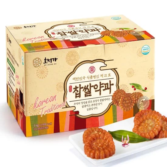 호정가 찹쌀약과 세트, 3kg, 1박스