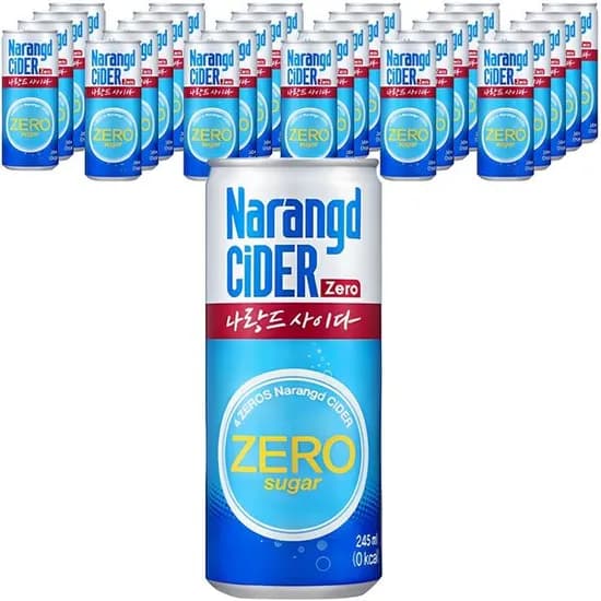 동아오츠카 나랑드사이다 제로, 오리지널, 245ml, 30개